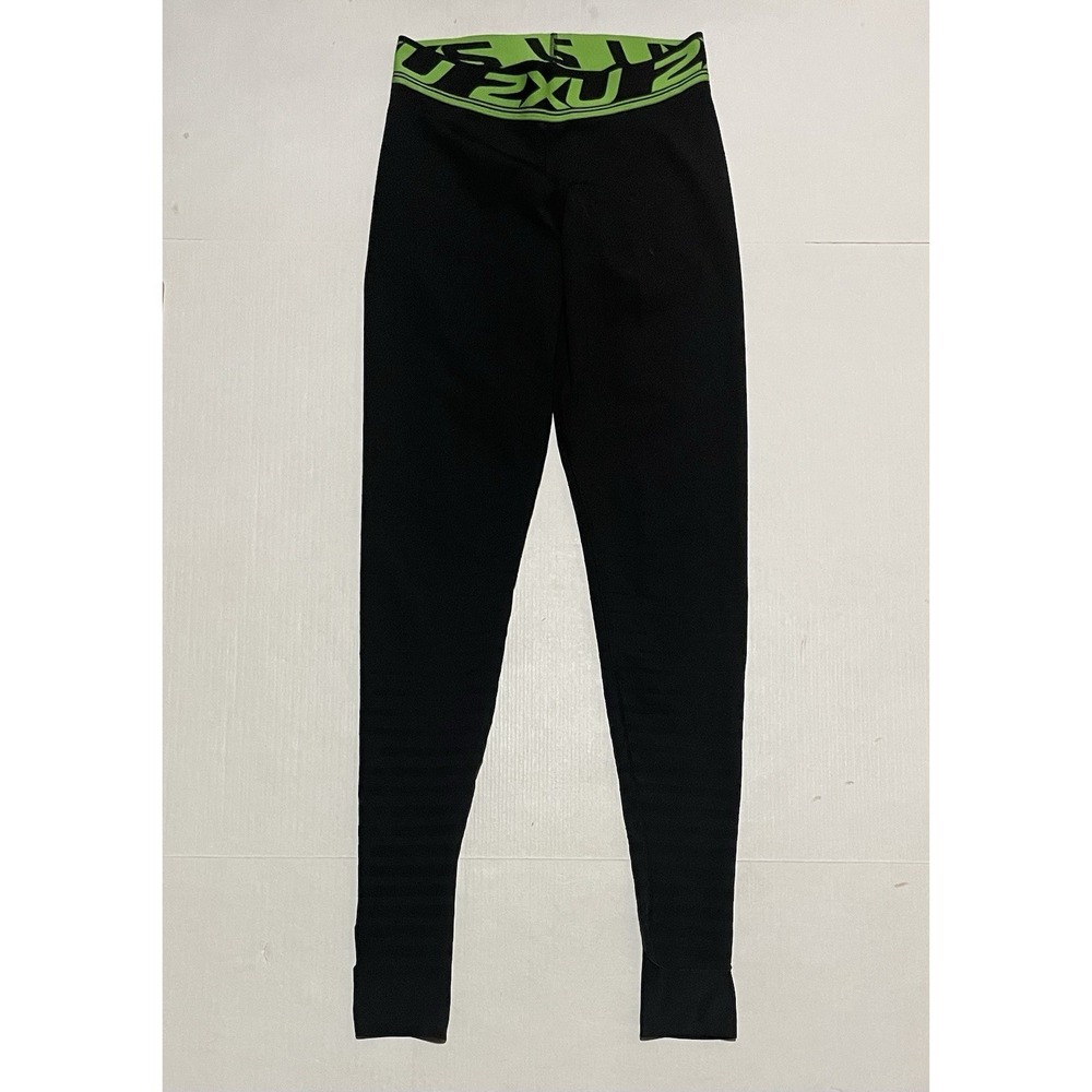 2XU Womens Compression Leggings Medium Black Stirrup Running Training